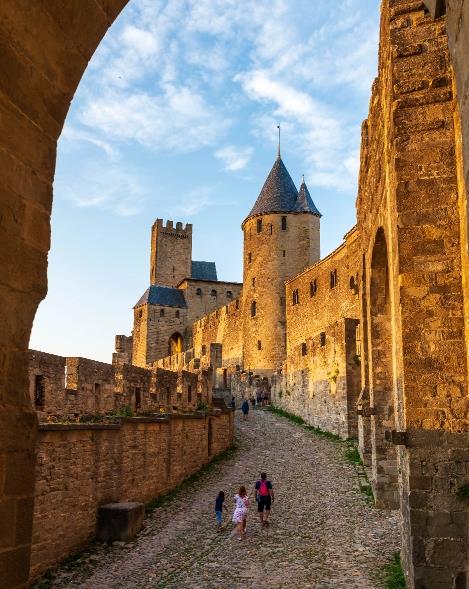 Discovery of the Carcassonne castle