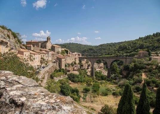 Spend a day in the beautiful village of Minerve, located near the Château Borie Neuve in Badens