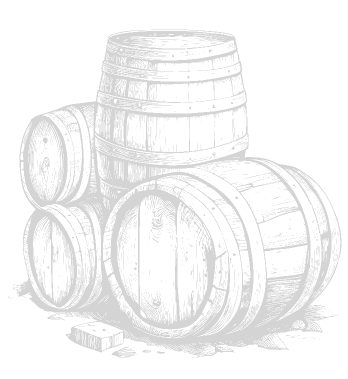 Barrels of the Château Borie Neuve in Badens.